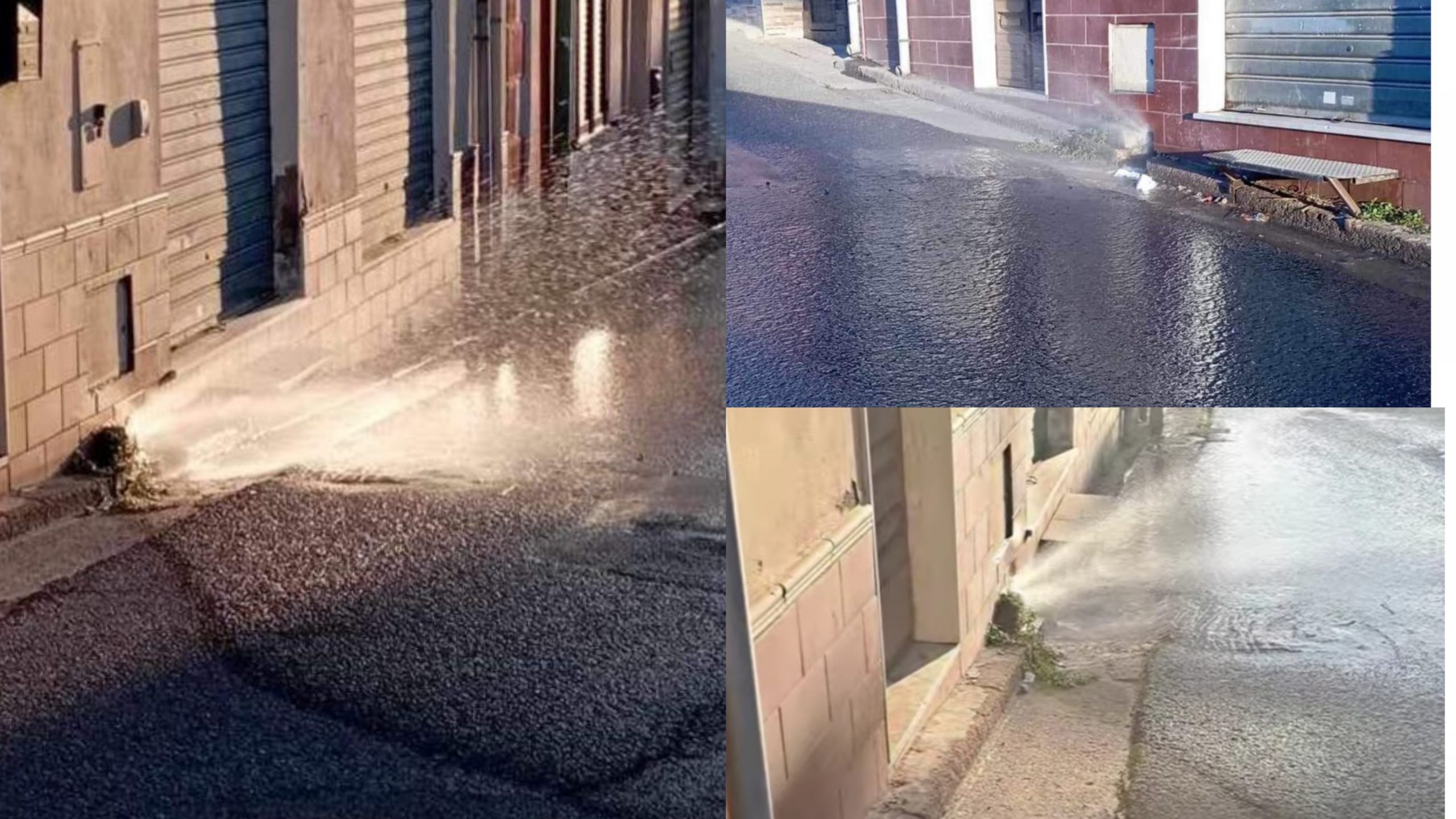 Capoterra, doccia non richiesta per chi è di passaggio in via Manzoni