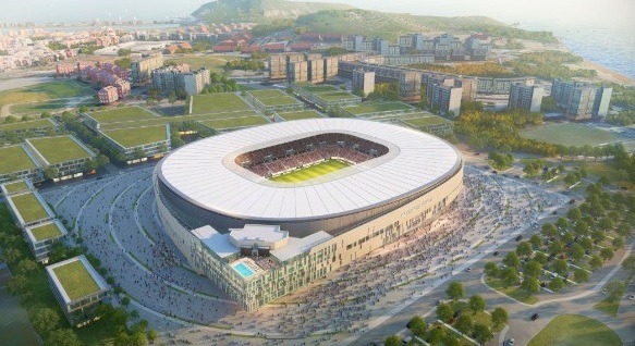 Cagliari, col nuovo stadio una mega foresta urbana con 100 alberi a Sant’Elia