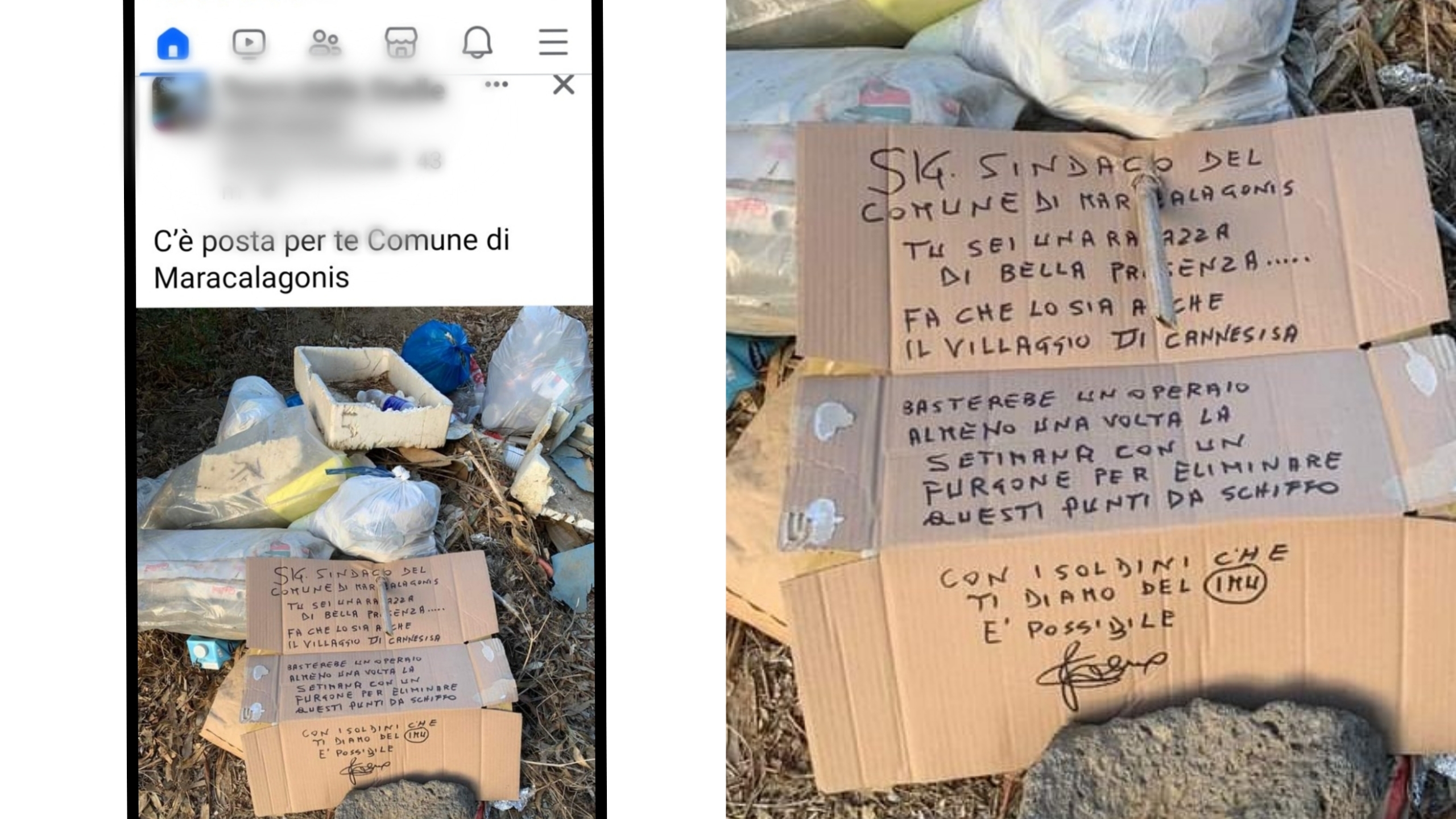 Immondizia ovunque a Torre delle Stelle, la mano degli incivili colpisce ancora
