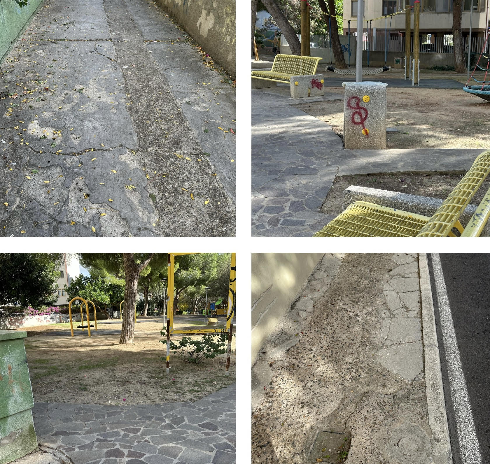 Su Planu terra di nessuno: strade distrutte, parchi abbandonati, cantieri selvaggi e zero eventi