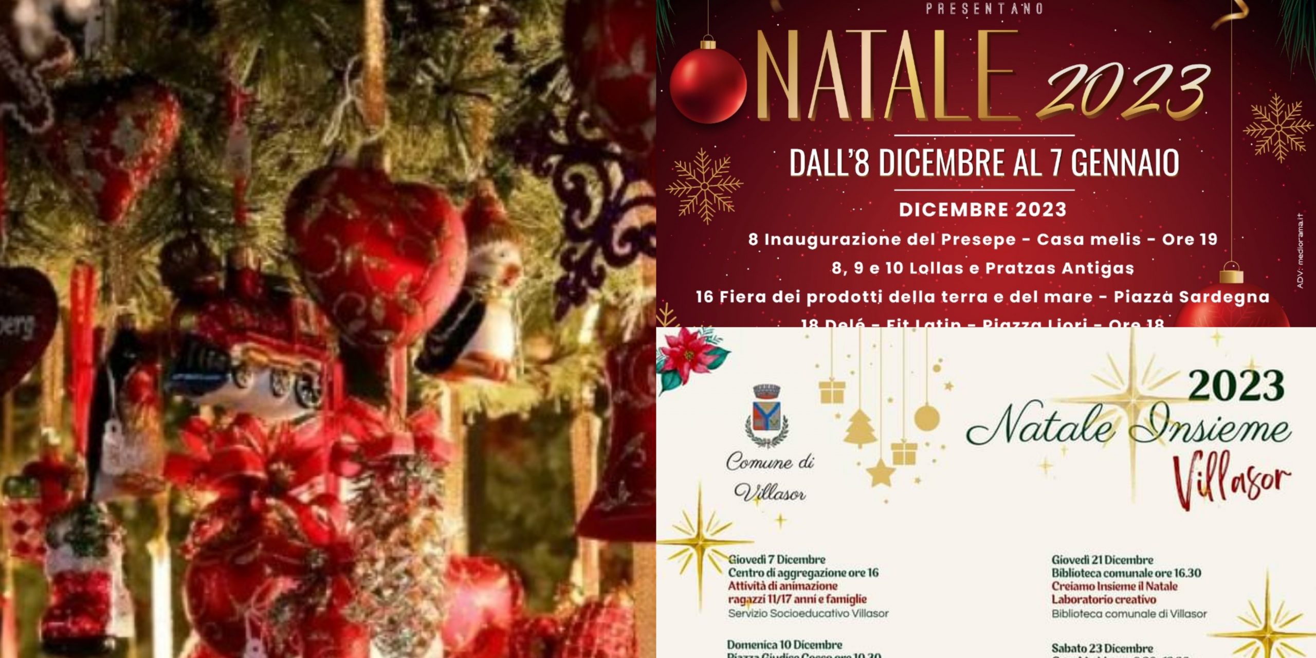 Dicembre ricco di eventi nei principali centri del Sud Sardegna