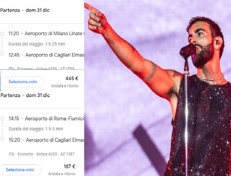 Cagliari per ricchi a Capodanno, voli d’oro: anche 187 euro da Roma e 445 tra andata e ritorno da Milano