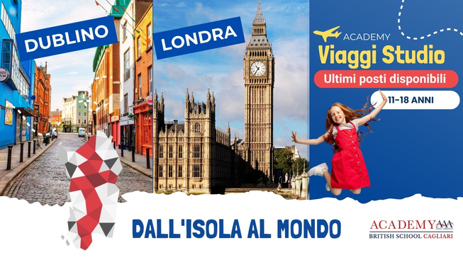 Ultimi posti disponibili per i Viaggi Studio Estate 2024 della Scuola di Inglese Academy di Cagliari
