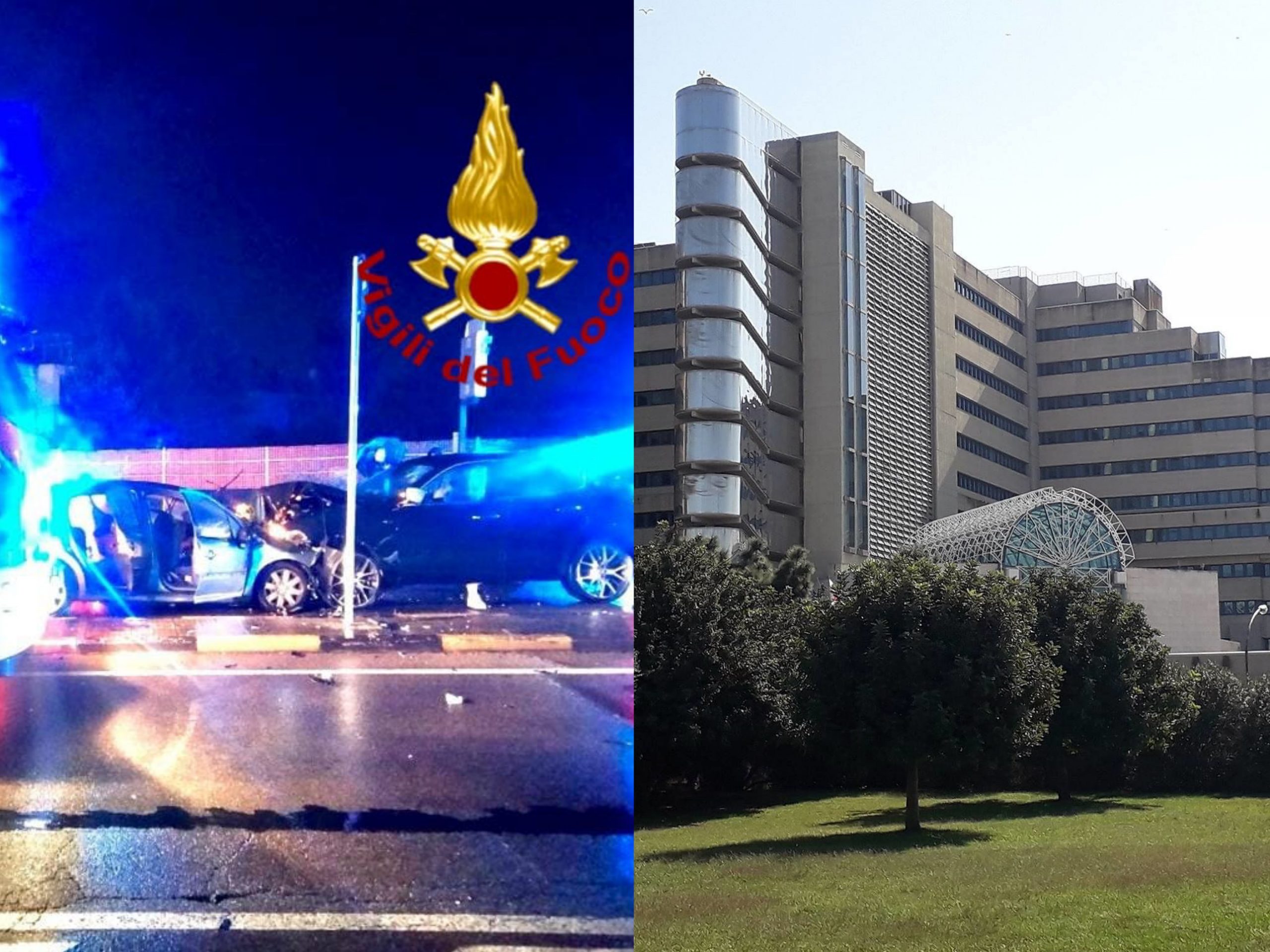 Cagliari, due giovani morti nel drammatico schianto tra la Peugeot contromano e la Maserati in via Vesalio