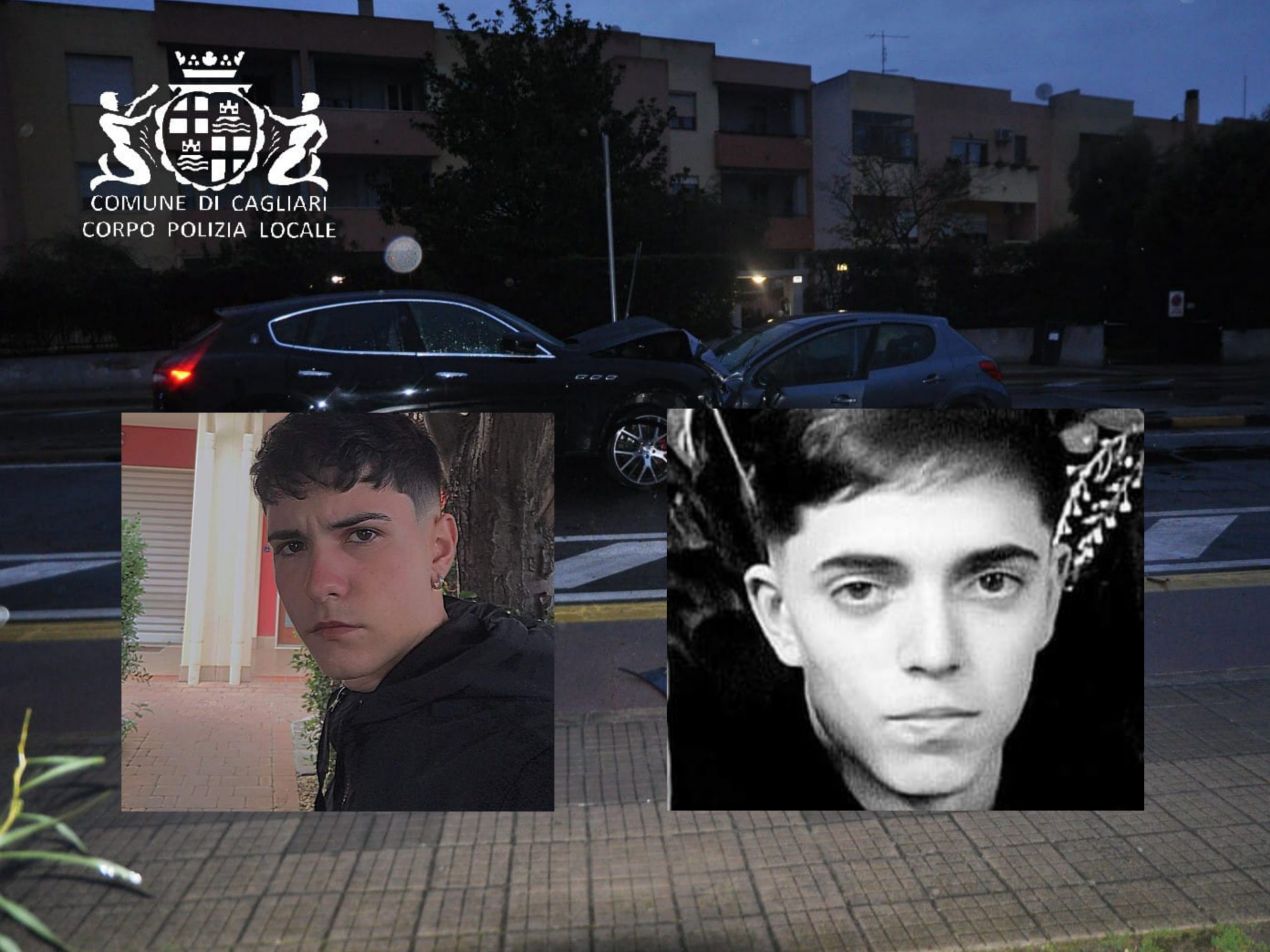 Quartu in lacrime per Thomas e Federico, morti a 19 anni nello schianto contromano di via Vesalio