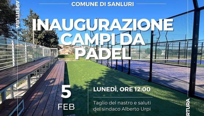A Sanluri due campi da padel immersi nel verde