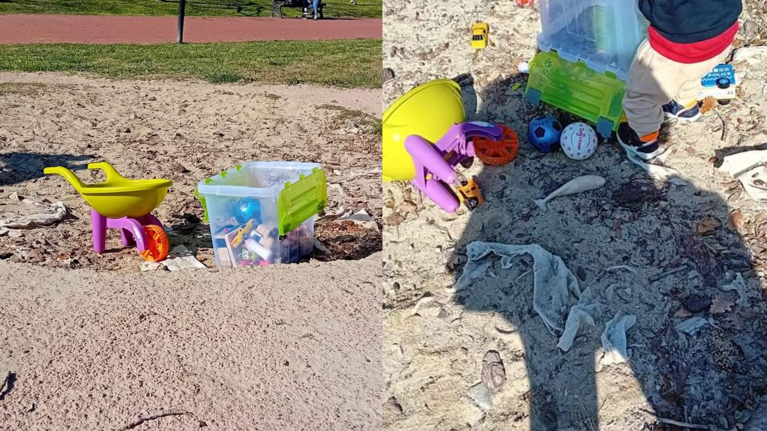 Giochi per i bimbi spariti dal parco ad Assemini, ma le mamme non si arrendono