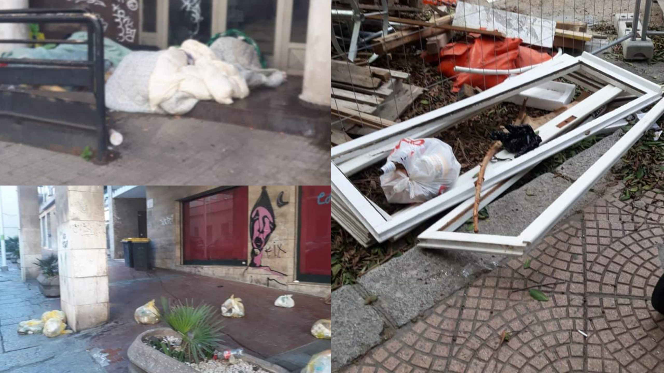 Degrado nel cuore di Cagliari: Stampace si risveglia tra cumuli di immondizia e vandalismo