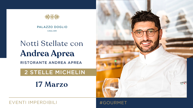 Palazzo Doglio, lo chef Andrea Aprea inaugura il calendario delle Notti Stellate 2024
