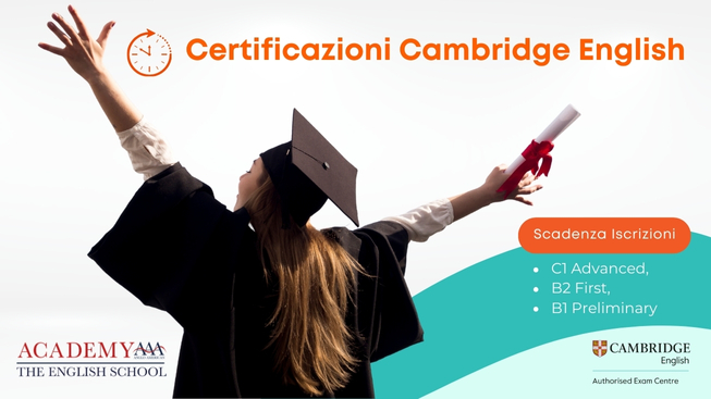 Cambridge English con L’Academy: si avvicina la scadenza per le iscrizioni agli esami