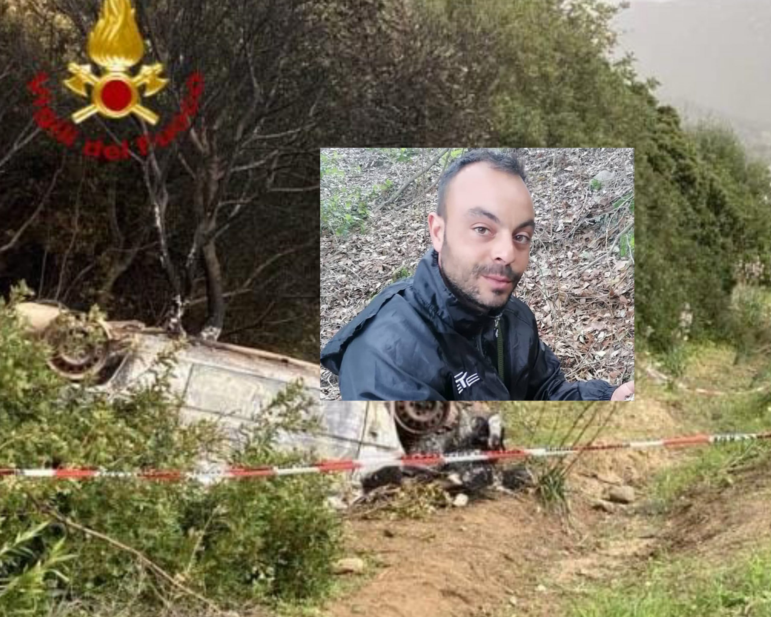 Muore avvolto dal fuoco nell’auto, choc a Sinnai: “Aiuteremo la moglie e i due figli di Maurizio Frigau”