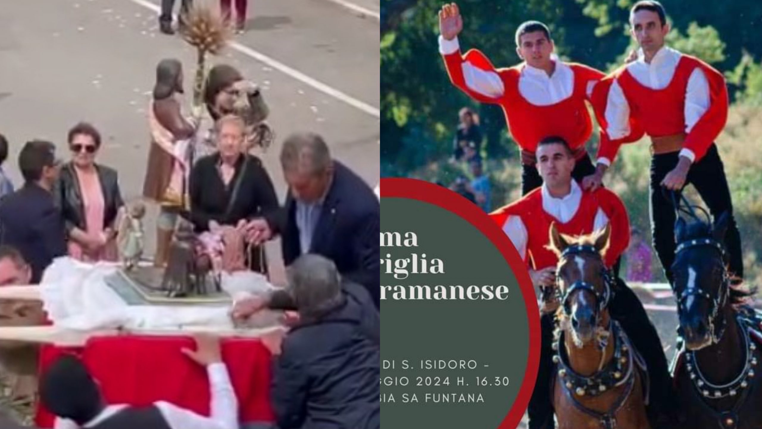 Serramanna come Oristano, cavalieri e pariglie in scena per Sant’Isidoro