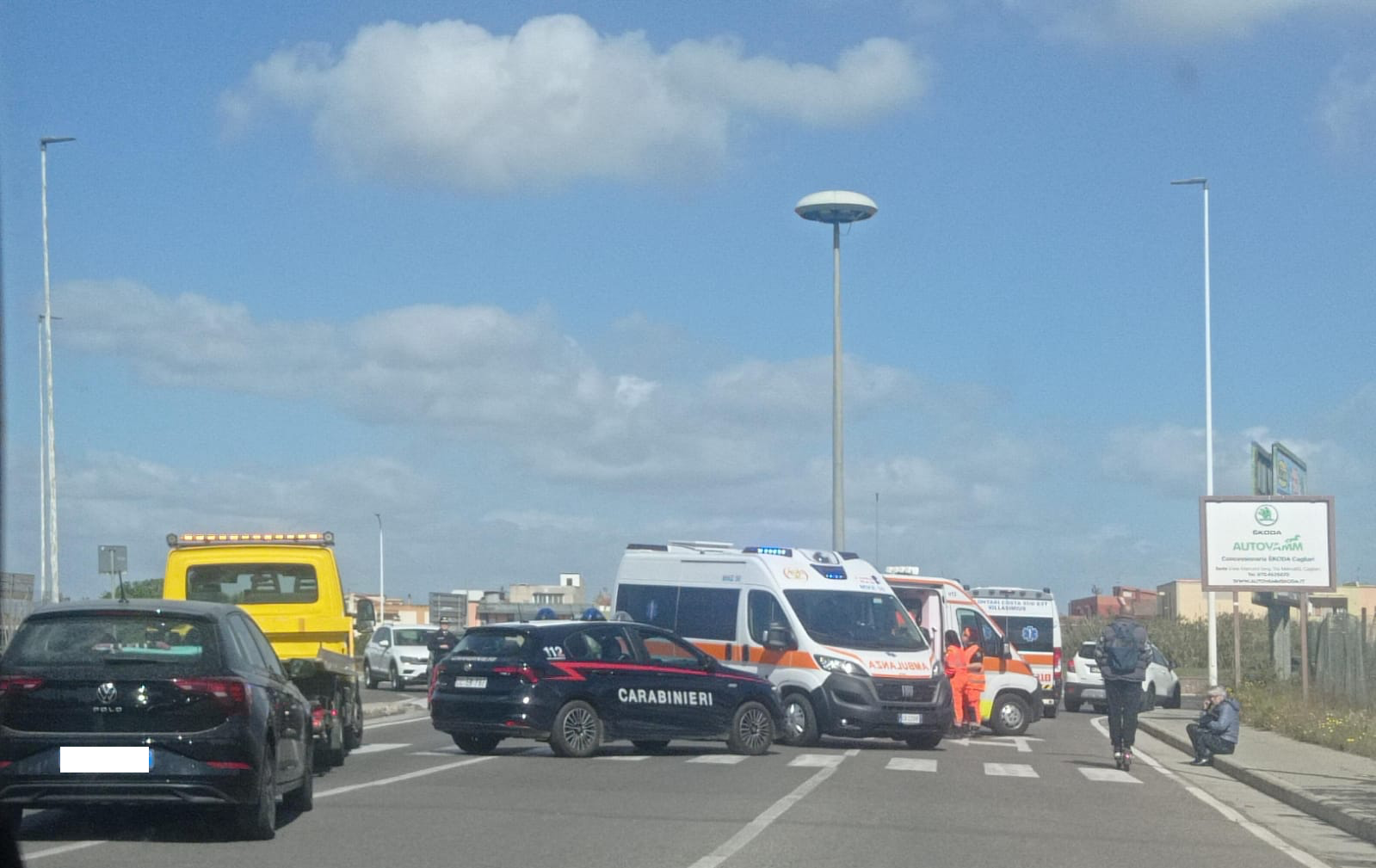 Paura a Quartucciu, donna travolta sulle strisce pedonali: è grave