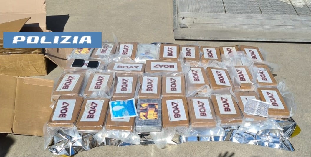 Maxi sequestro di cocaina a Monastir, la droga nascosta in un tir