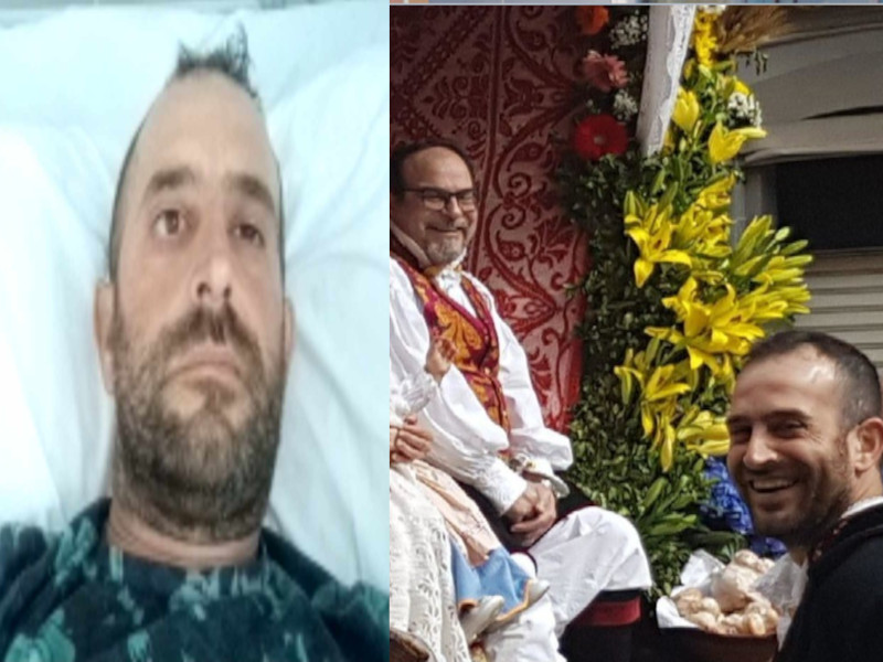 Il cestello si ribalta e precipita nel vuoto a Cagliari: “Vivo per miracolo, presto riabbraccerò la mia famiglia e Sant’Efisio”
