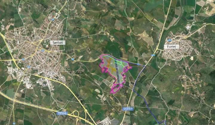 Tra Sanluri e Furtei decine di ettari di terreno ricoperti da pannelli solari