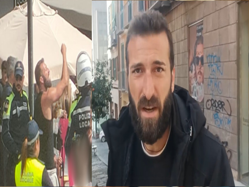 Cagliari, l’odissea del violinista di strada: “Cacciato da piazza Costituzione, strumentazione sequestrata e multa”