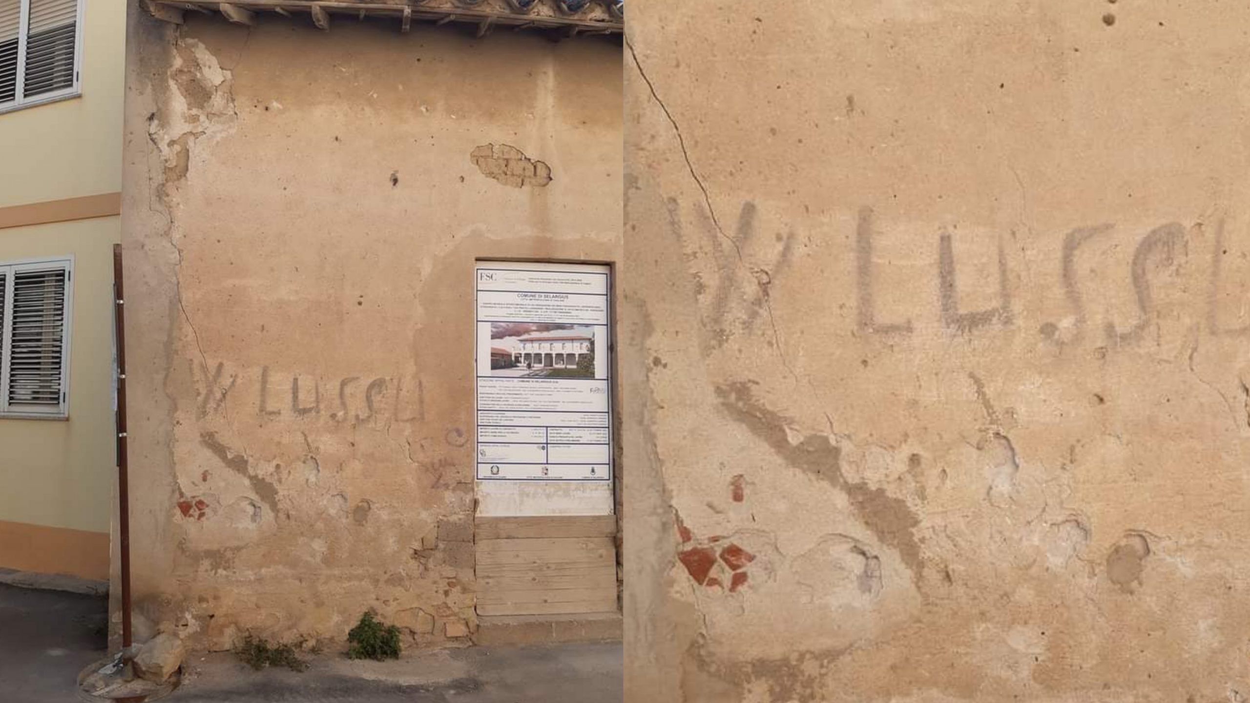 Selargius, una scritta sul muro che merita di essere conservata e tramandata