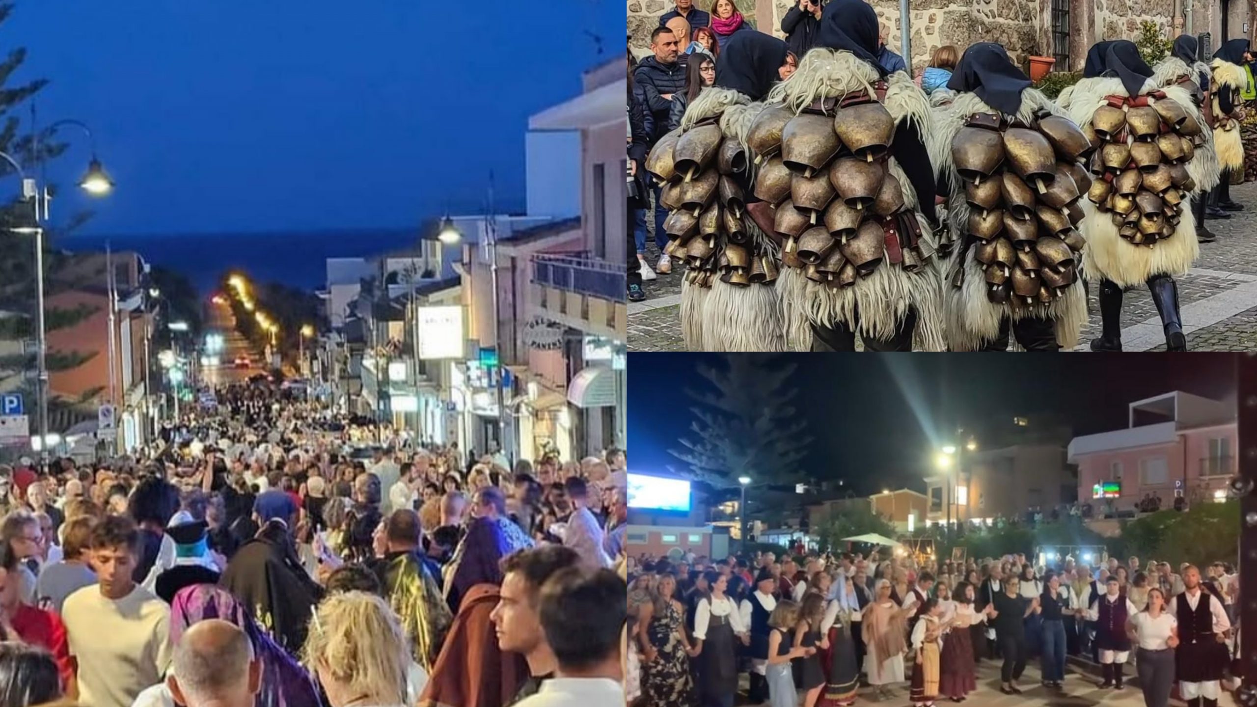 Villasimius, migliaia di persone per le vie del centro per festeggiare il carnevale sardo estivo