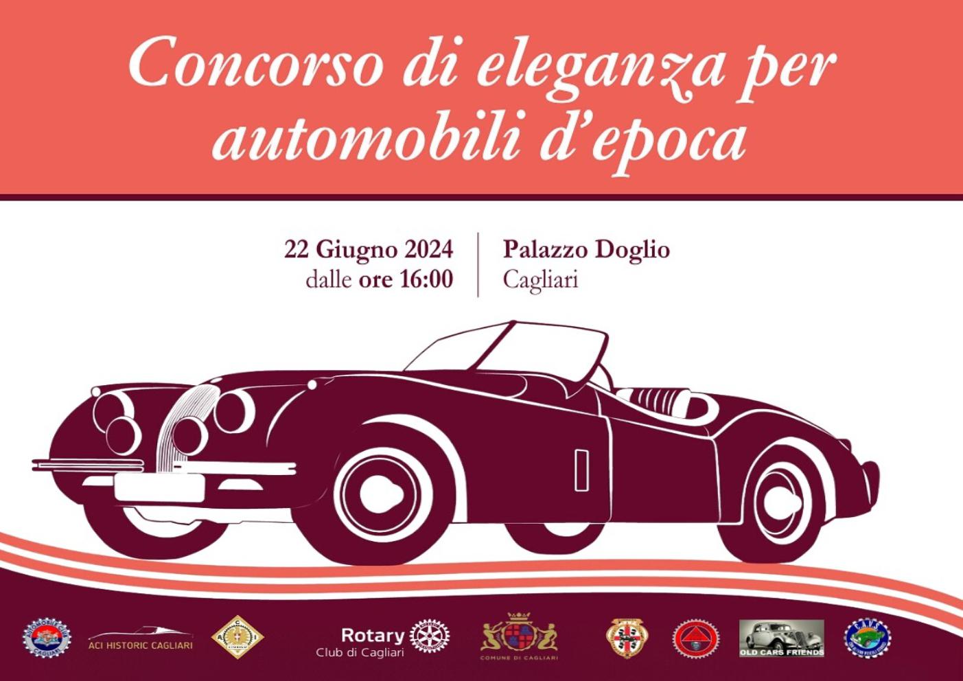 Cagliari, al via il Primo “Concorso di Eleganza per Automobili d’Epoca”