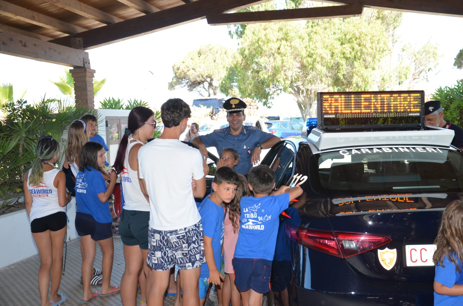 Cagliari, giornata speciale per i bambini alla base di addestramento dei carabinieri