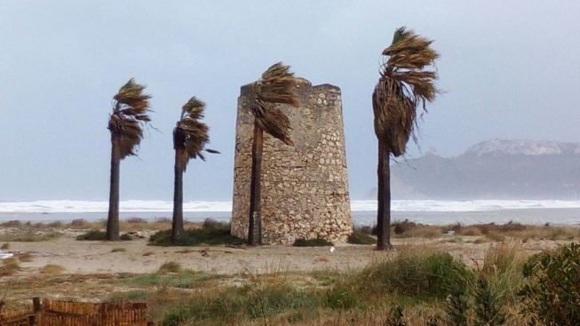 Un vento da incubo schiaffeggia la Sardegna, massima allerta per il rischio incendi anche a Cagliari