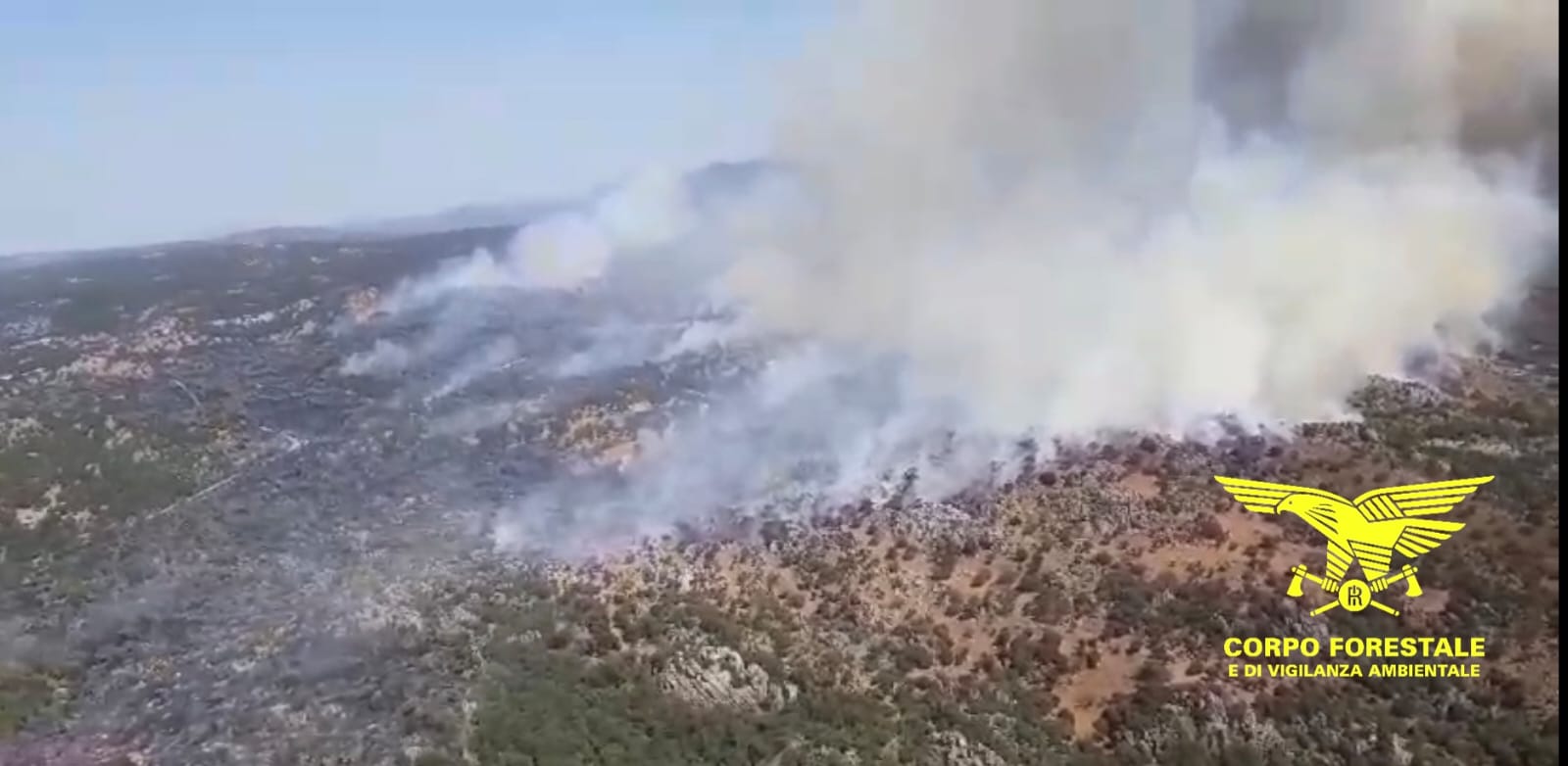 Fuoco e paura a Villamassargia: in fiamme sei ettari di bosco, in azione elicotteri e canadair