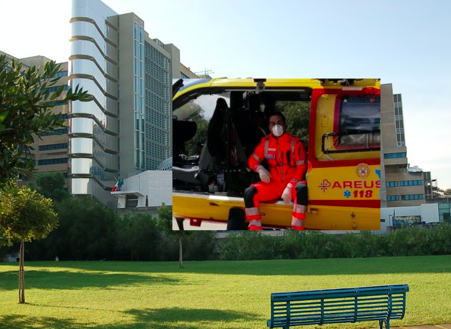 Auto contro moto, centauro in coma farmacologico al Brotzu: la guidatrice della macchina era ubriaca