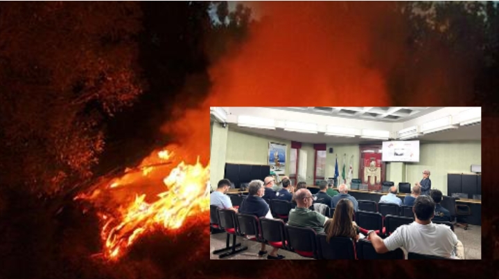Lotta agli incendi a Pula, in campo anche i bambini