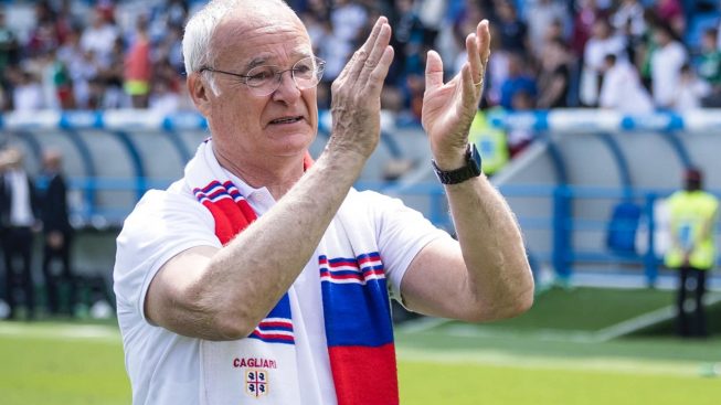 Cagliari, la battuta di Ranieri: “Mi auguro di non dover tornare ancora una volta”