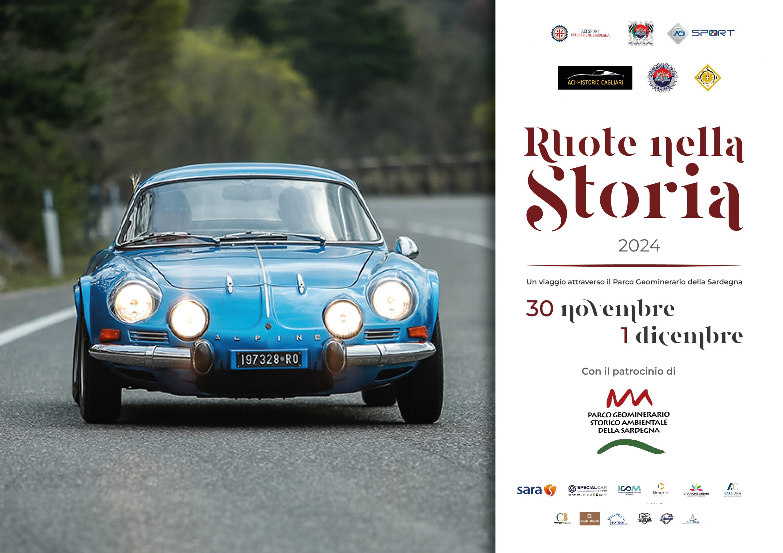 “Ruote nella storia 2024”, un affascinante viaggio attraverso il Parco Geominerario