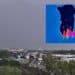 Tempesta di fulmini nell’estremo sud dell’Isola, piogge già in atto nel Cagliaritano
