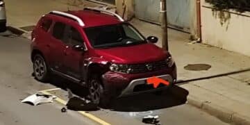 Assemini, auto in sosta presa in pieno in via Carmine