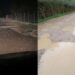 Strade periferiche impraticabili ad Assemini, dopo la pioggia le buche diventano piscine