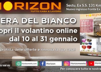 Inizia la Fiera del Bianco da Horizon Sestu: Offerte e Qualità per la tua Casa