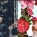 Irina, l’artista delle bolle e dei fiori giganti innamorata della Sardegna