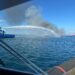 Pomeriggio di terrore al largo di Sarroch, va a fuoco uno yacht di 18 metri: salvati due sardi