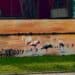 A Margine Rosso un murale dedicato a Molentargius: fenicotteri rosa a passeggio nell’acqua
