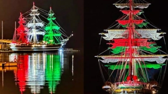 La nave più bella del mondo torna a Cagliari: attesa per l’Amerigo Vespucci