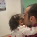 La foto più bella di Riccardo Pittau: il centauro riabbraccia la sua bimba