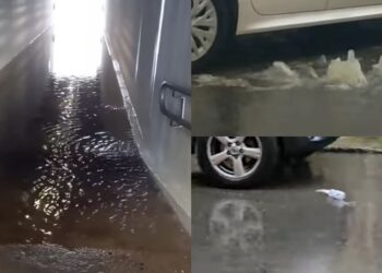 Assemini, sottopasso allagato e liquami in strada: una mattina di pioggia ha causato non pochi disagi
