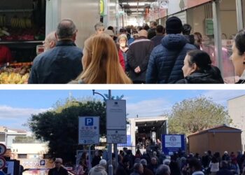 Cagliari, il nuovo volto del mercato provvisorio di Piazza Nazzari: ecco come si presenta