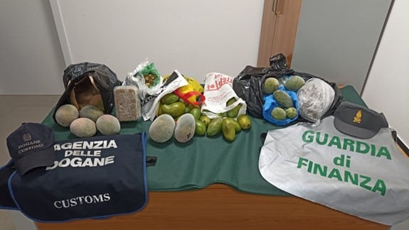 Traffico di cibo pericoloso da tutto il mondo e destinato alla Sardegna scoperto in aeroporto