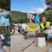 Ss 125, rifiuti di ogni genere lanciati oltre il guard rail