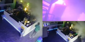 Sestu, furto al bar Lucky River: due malviventi usano un estintore per celare i volti -VIDEO