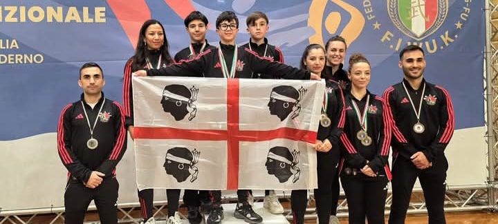 Assemini trionfa al Campionato Nazionale di Kung Fu: 14 medaglie e 6 ori