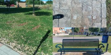 Sestu, ladri in azione: panchine smontate e portate via