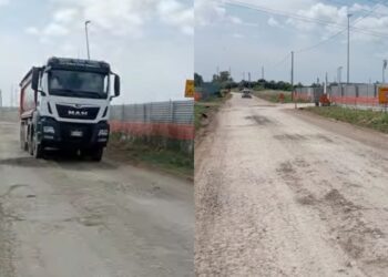 Strade dissestate a Selargius, stop ai mezzi pesanti a lavoro per il Tyrrhenian Link