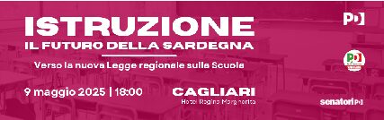 Sardegna, il futuro passa dall’istruzione. Il 9 maggio a Cagliari un evento per ripensare la scuola e scrivere una nuova legge regionale