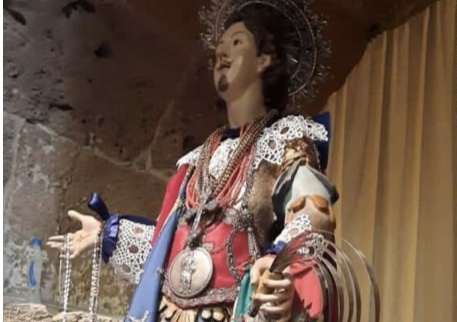 Sant’Efisio, danneggiata la statua durante la processione